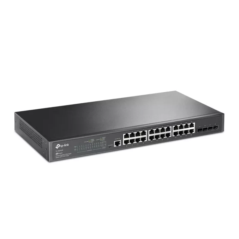 TP-Link JetStream 24-port Gigabit L2 managed switch so 4 SFP slotmi