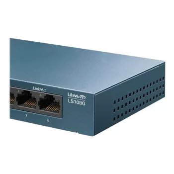 TP-Link LiteWave LS108G - switch - nespravovaný - 8 x 10/100/1000 - desktop - AC 220 V