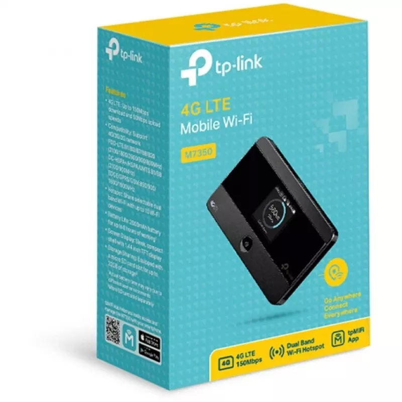TP-Link M7350 čierny 4G LTE mobilný router