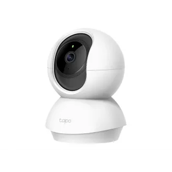 TP-Link Tapo C200 Pan/Tilt WLAN bezpečnostná kamera, 1080p Full HD, 360° otáčanie, 114° naklápanie, nočné videnie, obojsmerný zvuk, microSD slot, funguje s Alexa & Google Assistant, biela