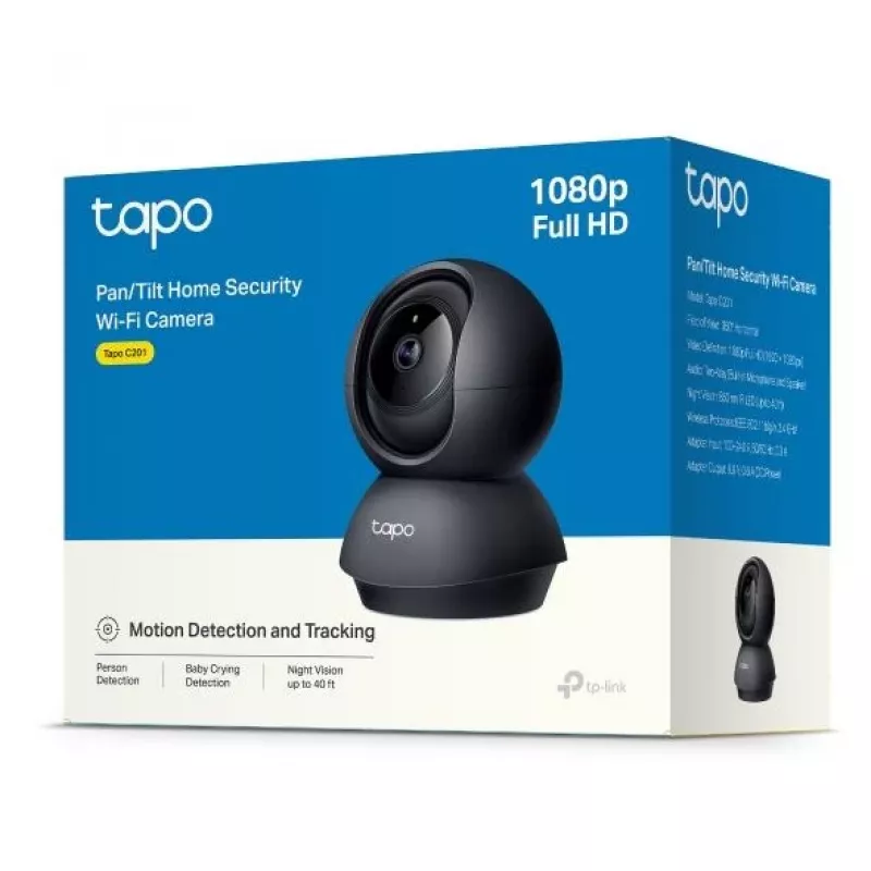 TP-Link Tapo C201 360° Pan/Tilt 1080p Full HD interiérová Wi-Fi IP kamera