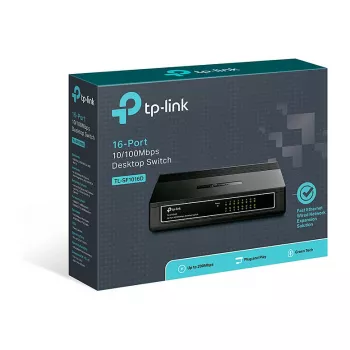 TP-Link TL-SF1016D 16-portový 10/100 Fast Ethernet desktopový switch
