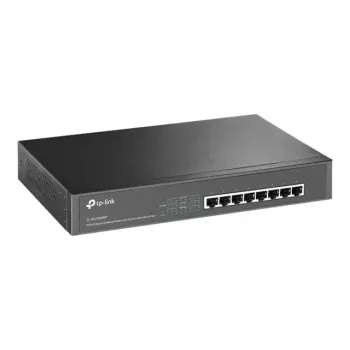 TP-Link TL-SG1008MP neupravovaný Gigabit Ethernet PoE+ switch (8 portov, 126W rozpočet, čierny)