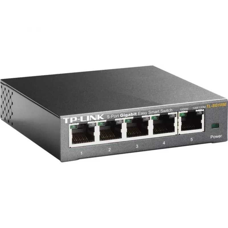 TP-LINK TL-SG105E(UN) Managed L2 Gigabit Ethernet switch, 5 portov, 10/100/1000 Mbps