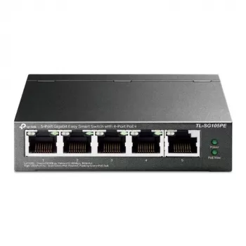 TP-Link TL-SG105PE Easy Smart Gigabit switch so 4-portovým PoE+