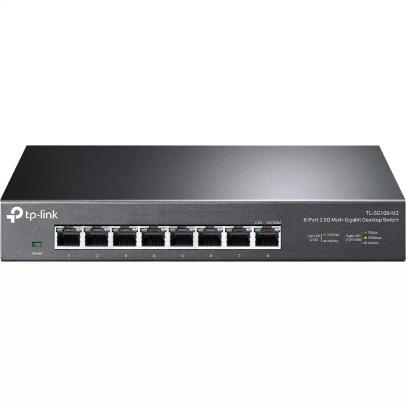 TP-LINK TL-SG108-M2 V3.0 8-portový 2.5G multi-gigabit neupravovaný switch