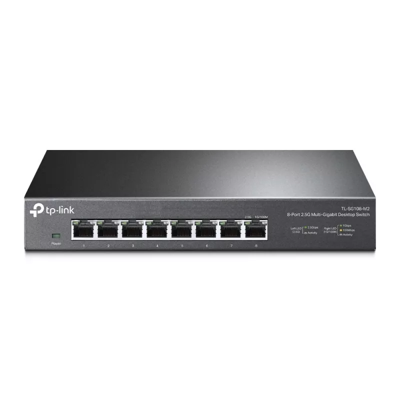 TP-LINK TL-SG108-M2 V3.0 8-portový 2.5G multi-gigabit neupravovaný switch