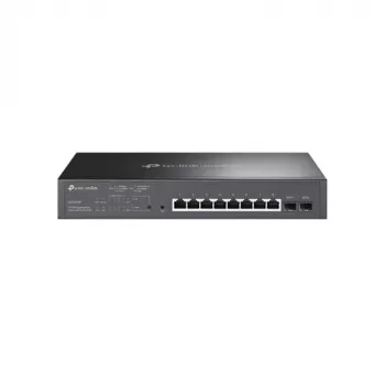 TP-LINK TL-SG2210MP Smart Managed Layer 2+ switch, 8-portový Gigabit PoE+ s 2 SFP slotmi, 150W PoE rozpočet, racková montáž
