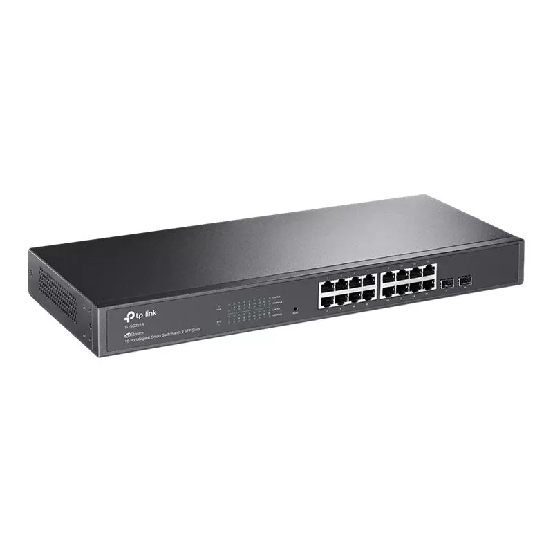 TP-LINK TL-SG2218 16-port Gigabit L2+ Managed switch s 2 SFP slotmi, 150W PoE+