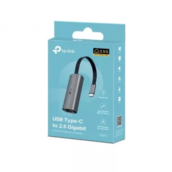 TP-Link UE302C USB-C na Gigabit Ethernet adaptér - 10/100/1000 Mbit/s, USB 3.0, čierny