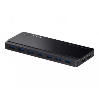 TP-LINK UH720 7-portový USB 3.0 hub s 2 Smart Charging portami - čierny