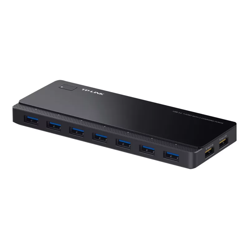 TP-LINK UH720 7-portový USB 3.0 hub s 2 Smart Charging portami - čierny