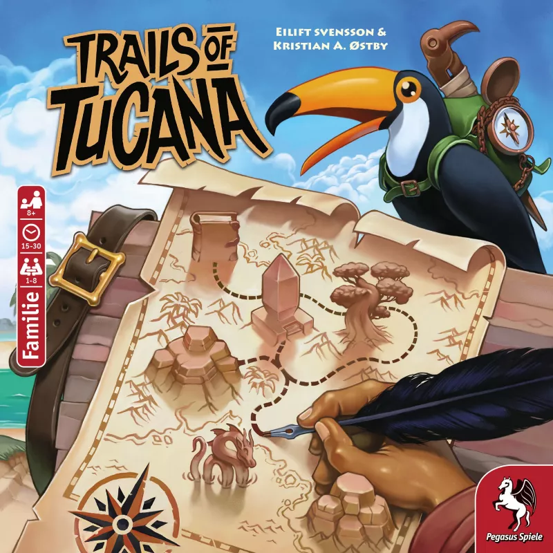 Trails of Tucana - Flip & Write stolová hra