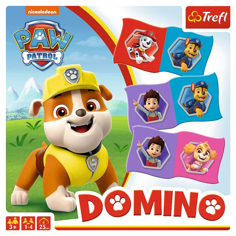 TREFL GRY Domino Paw Patrol – vzdelávacia hra pre deti