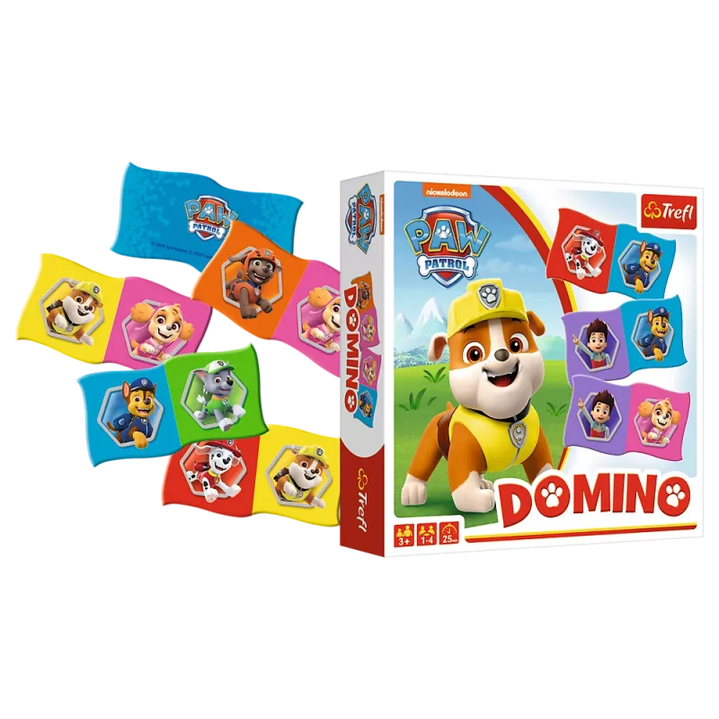 TREFL GRY Domino Paw Patrol – vzdelávacia hra pre deti