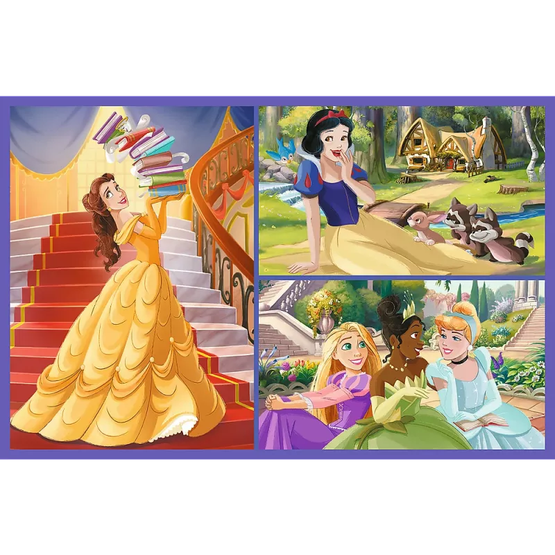 TREFL Puzzle - 2x70 - Rozprávkové dni - Disney Princess 34440