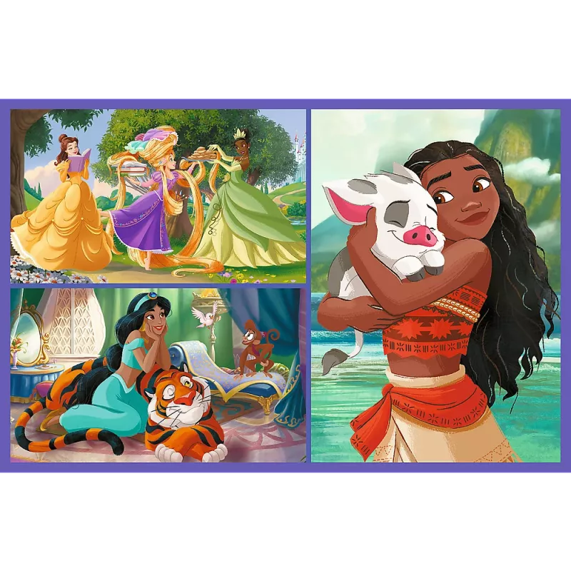 TREFL Puzzle - 2x70 - Rozprávkové dni - Disney Princess 34440