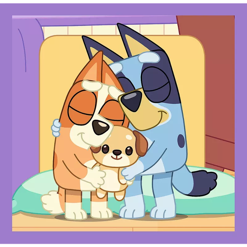 TREFL PUZZLE 3 v 1 Puzzle - Meet Bluey