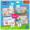 TREFL PUZZLE 4 v 1 (12, 15, 20, 24) – Peppa miluje dobrodružstvá – Trefl 34672