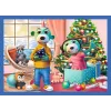 TREFL PUZZLE 4 v 1 – Sneží u Treflíkov – Trefl 34657