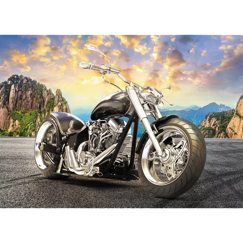 TREFL Puzzle 500 dielikov Čierna motorka