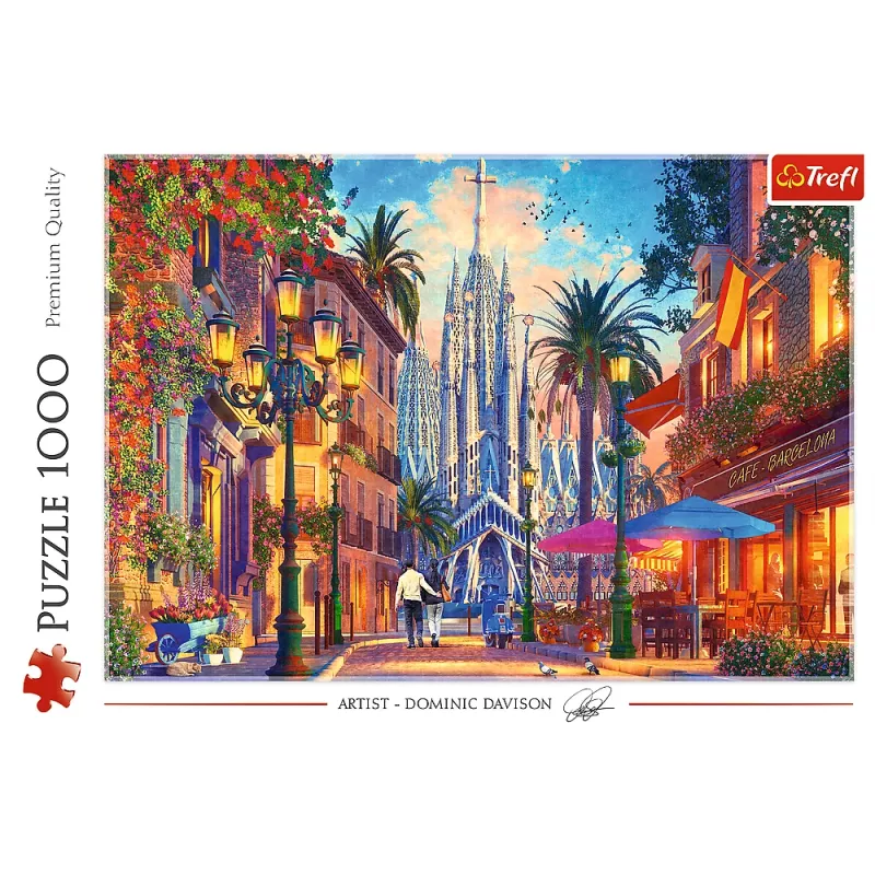 TREFL PUZZLE puzzle - 1000 - Barcelona, Španielsko 10793