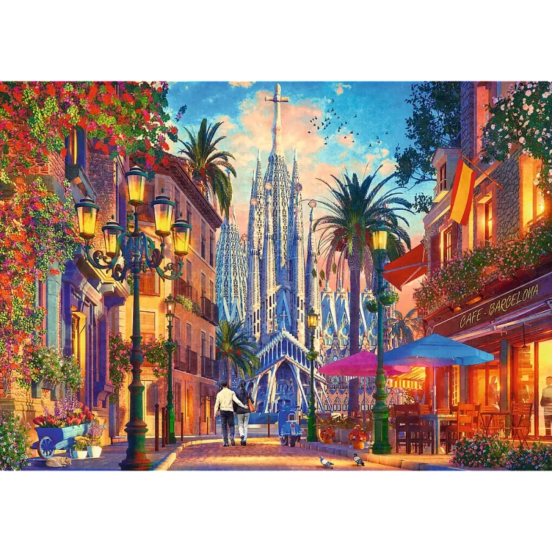TREFL PUZZLE puzzle - 1000 - Barcelona, Španielsko 10793