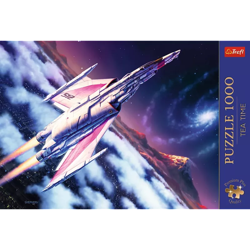 TREFL PUZZLE Puzzle - 1000 Premium Plus - Tea Time: Vesmírny let Trefl 12075