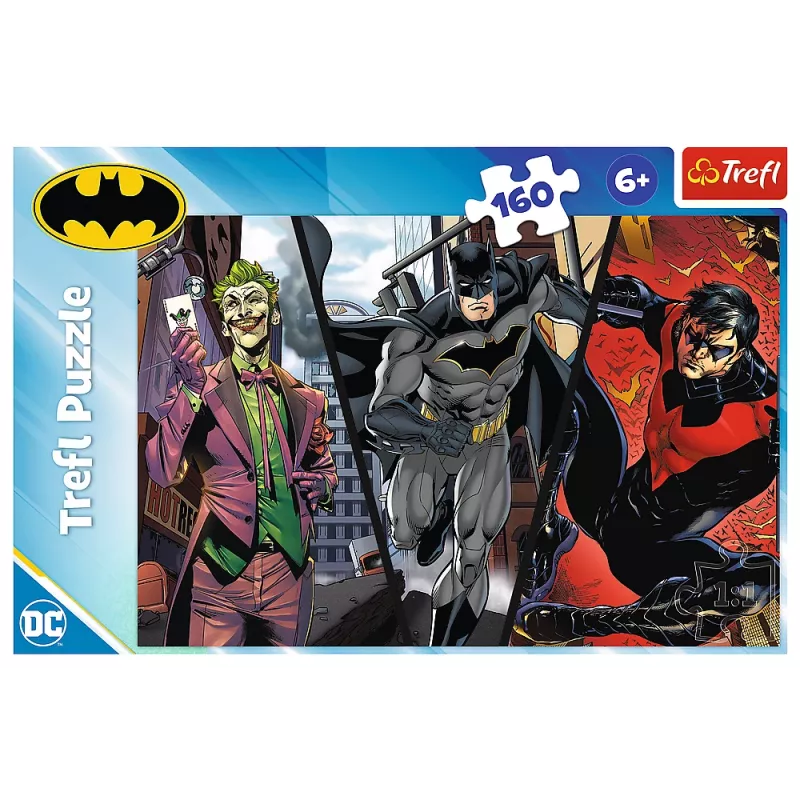 TREFL PUZZLE Puzzle – 160 – Batman pripravený do akcie – Warner Batman 15425