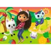TREFL PUZZLE Puzzle - 20 miniMaxi - Farebný deň s Gabby - Trefl 56041