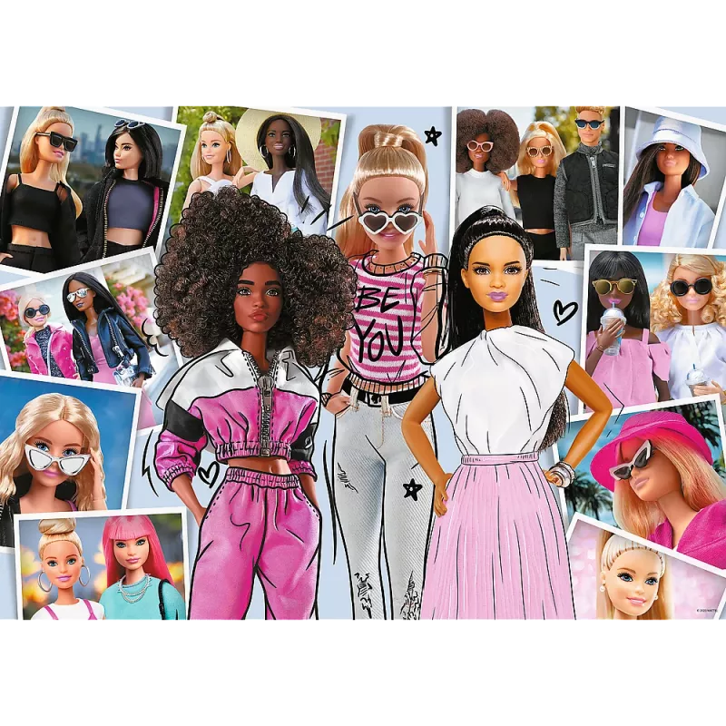 TREFL PUZZLE Puzzle - 200 - Vo svete Barbie Trefl 13301