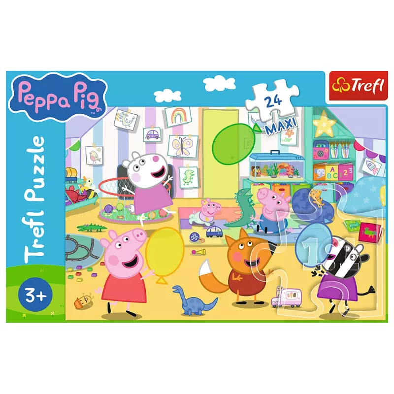 TREFL PUZZLE Puzzle 24 Maxi – Krásna Peppa – Peppa Pig Trefl 14367