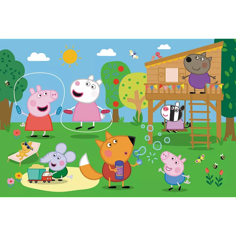TREFL PUZZLE Puzzle - 24 Maxi - Zábava na lúke - Peppa Pig 14342