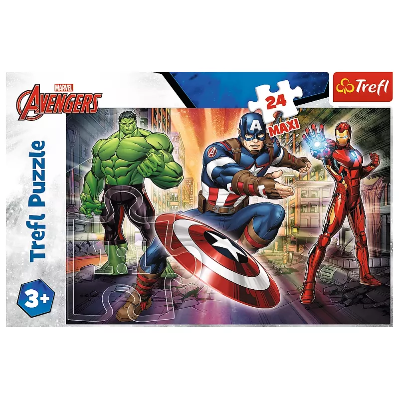 TREFL PUZZLE Puzzle - 24 Maxi - Vo svete Avengers