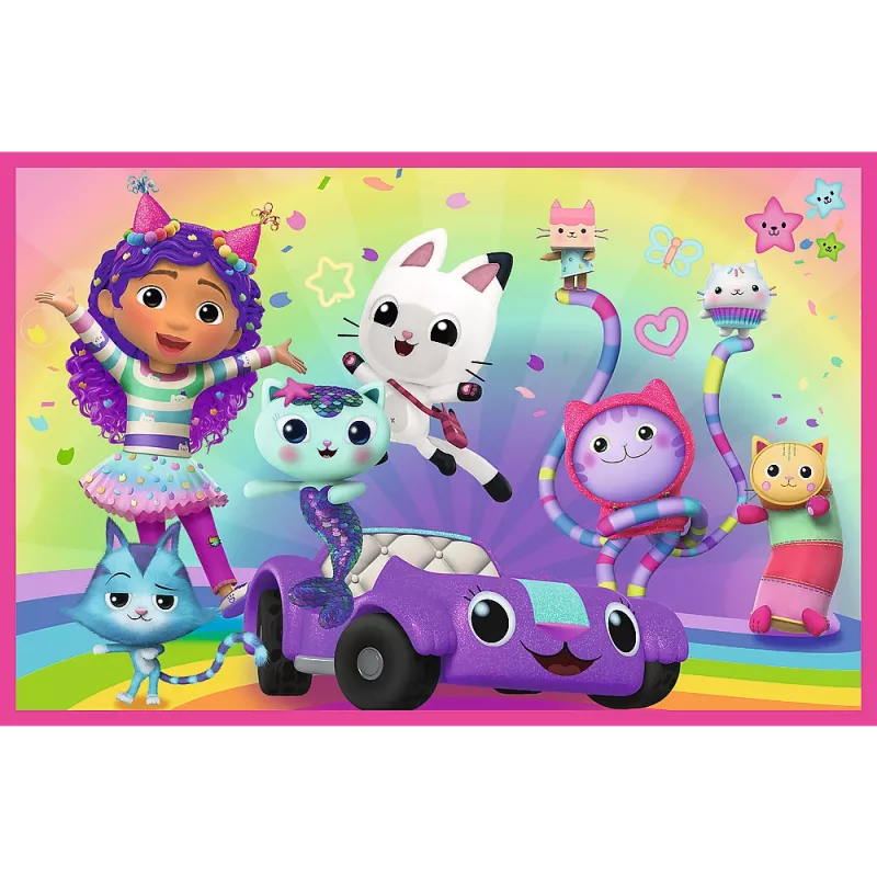 TREFL PUZZLE Puzzle - 2x24 - Zábava s Gabby - Universal Gabbys Dollhouse Trefl 34433