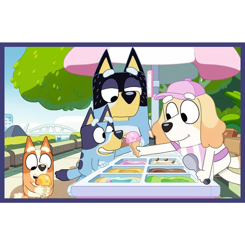 TREFL PUZZLE Puzzle 2x24 Veselá Bluey BBC Bluey Trefl 34446