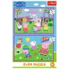 TREFL PUZZLE Puzzle - 2x24 - Peppa na ihrisku - Peppa Pig 34435