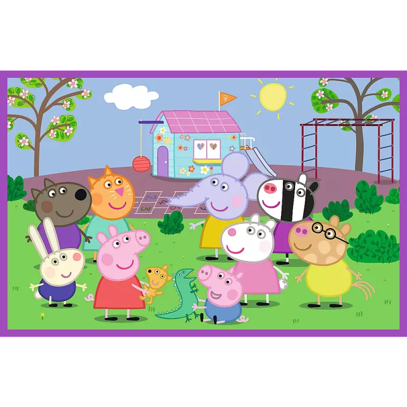 TREFL PUZZLE Puzzle - 2x24 - Peppa na ihrisku - Peppa Pig 34435