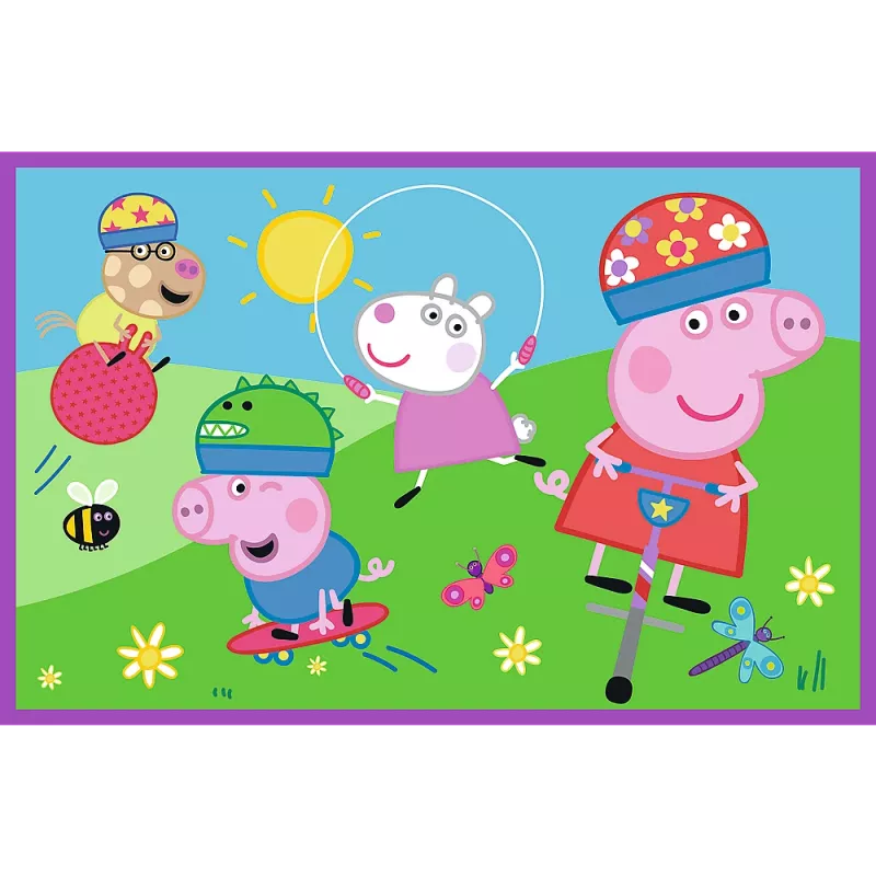 TREFL PUZZLE Puzzle - 2x24 - Peppa na ihrisku - Peppa Pig 34435