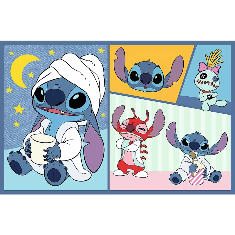 TREFL PUZZLE Puzzle 2x70 So Stitchom sa nenudíš Disney Lilo Stitch Trefl 34444