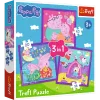 TREFL PUZZLE Puzzle - 3 v 1 - Peppa Pig's Habits Trefl 34893