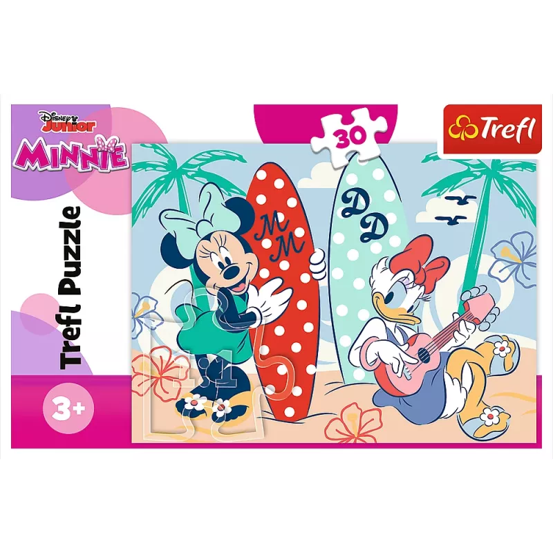 TREFL PUZZLE Puzzle – 30 – Farebná Minnie – Disney Minnie Trefl 18302