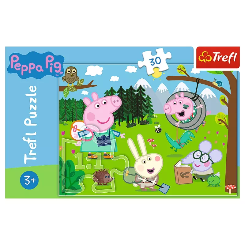 TREFL PUZZLE Puzzle – 30 – Výprava do lesa – Peppa Pig Trefl 18245