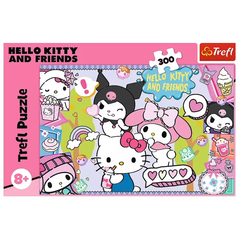 TREFL PUZZLE Puzzle 300 - Bláznivé trio - Hello Kitty