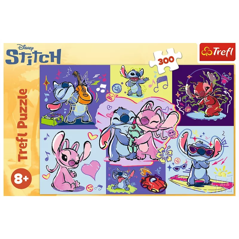 TREFL PUZZLE Puzzle – 300 dielov – Spirited Stitch – Disney Lilo and Stitch Trefl 23033