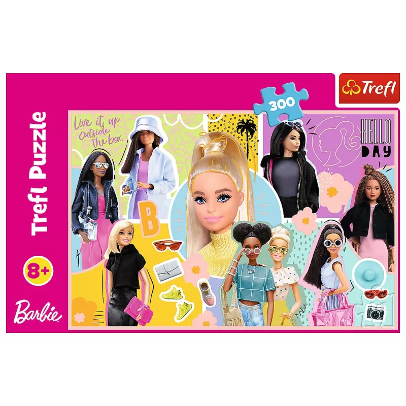 TREFL PUZZLE Puzzle - 300 - Tvoja obľúbená Barbie - Mattel, Barbie 23025