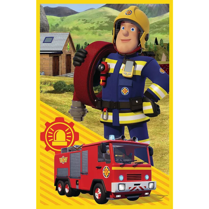 TREFL PUZZLE Puzzle - 3x50 - Hasič Sam posádka hasičskej stanice