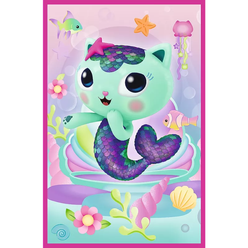 TREFL PUZZLE Puzzle 3x50 - Spoznaj Gabby a Gabbys Dollhouse Trefl 34876