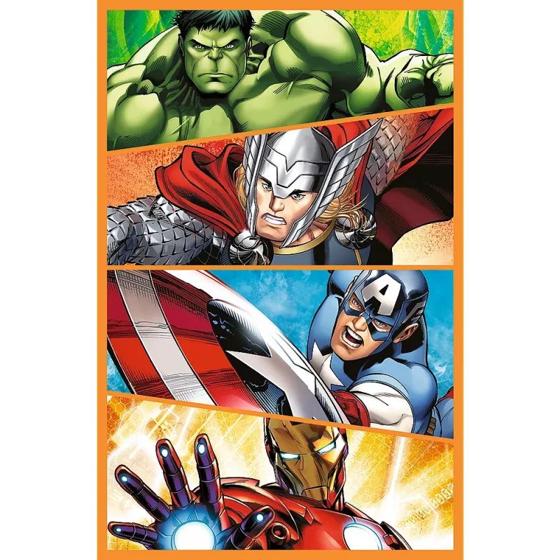 TREFL PUZZLE Puzzle - 3x80 - Dni plné akcie - Disney Marvel The Avengers Trefl 34883