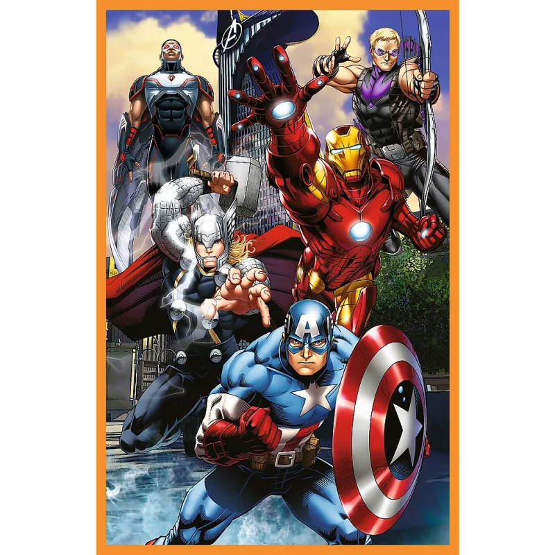 TREFL PUZZLE Puzzle - 3x80 - Dni plné akcie - Disney Marvel The Avengers Trefl 34883